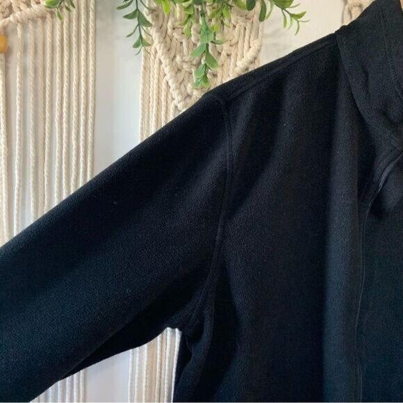 DRAKE Youth Camp Fleece Full Zip Pullover Black Size 12 - Picture 6 of 13